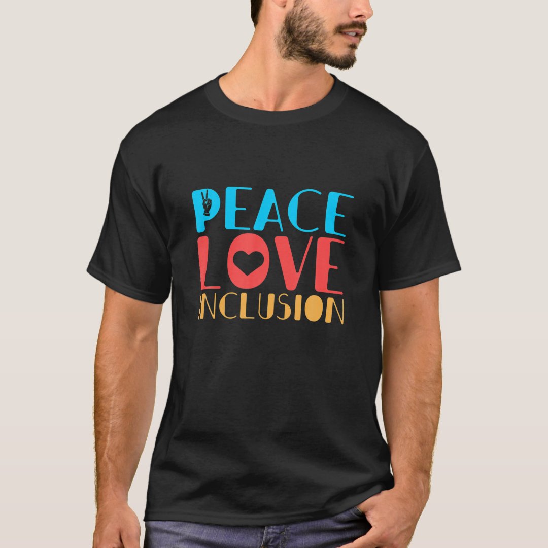 World Autism Awareness Day Autism Initial Printed T-shirt